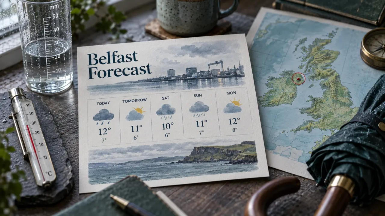 forecast belfast ireland: monthly averages not 14-day outlook
