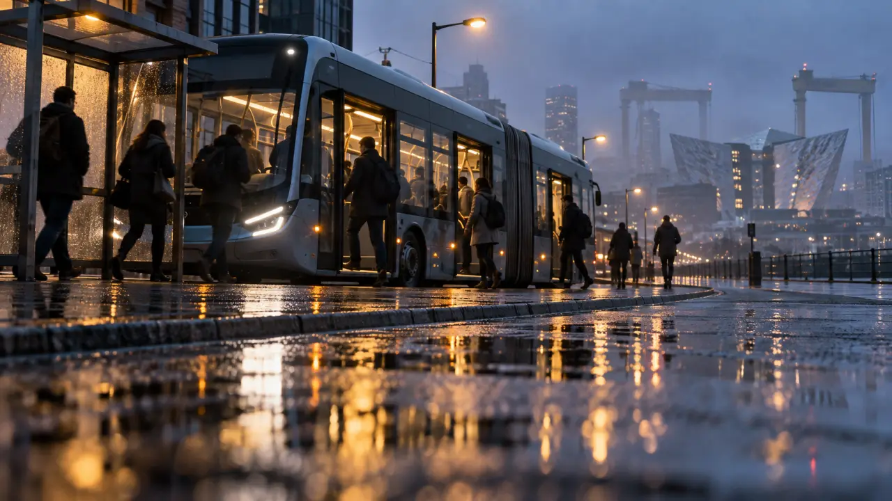 Metro buses run more than half of morning peak G2 trips to Titanic Quarter