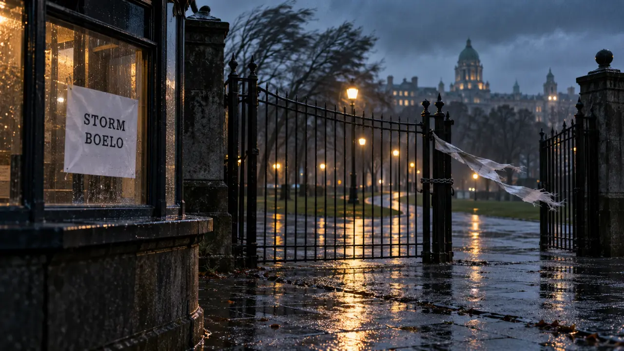 Storm Boelo: Belfast park closures and circus cancellations this weekend